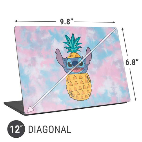 Disney Lilo and Stitch Pineapple Stitch Universal Laptop 12in (9.8 x 6.8in) Skin